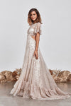 Lace Wedding Dress Boho Dreamy Engagement Gowns A Line Bridal Dress LTDZ291