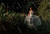 A Line Lace Wedding Dresses Cross Back Unique Fashion Bohemian Wedding Gowns boho Noivas Chic DW365