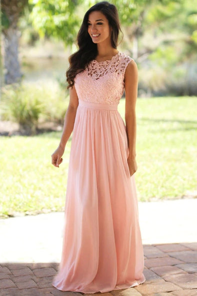 Off The Shoulder Tea Length Pink Bridesmaid Dresses TANYA BRIDAL Off The Shoulder Tea Length Pink Bridesmaid Dresses TANYA BRIDAL