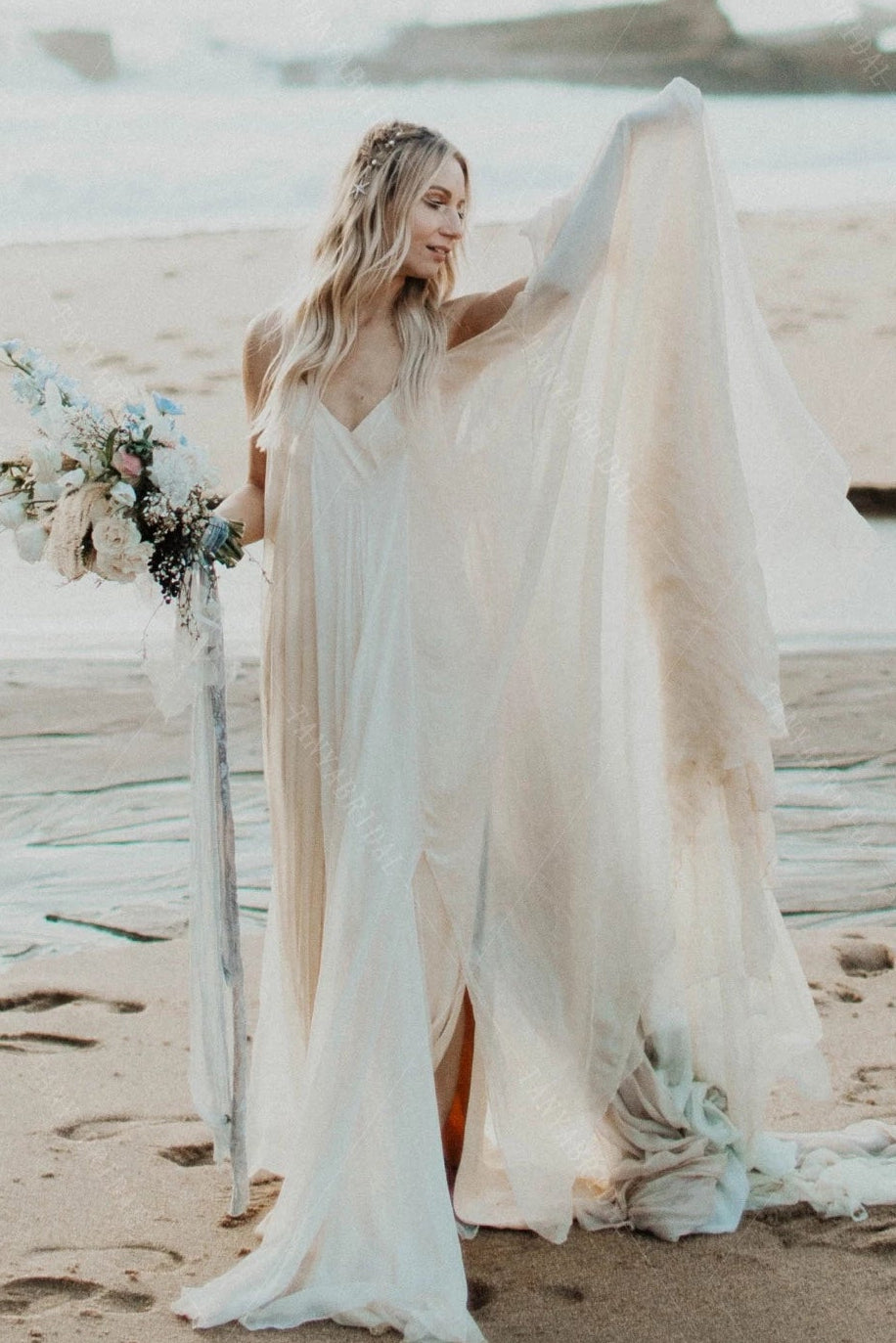 Wing Free Spirited Simple Charming Wedding Dresses DW610 TANYA BRIDAL Wing Free Spirited Simple Charming Wedding Dresses DW610 TANYA BRIDAL
