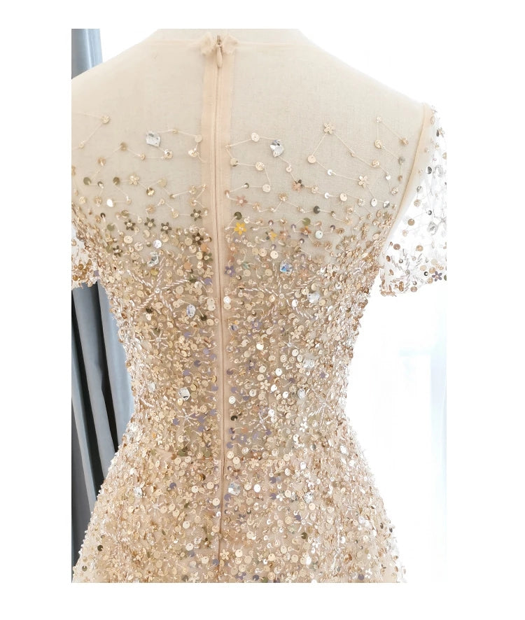 sachin and babi light blue dress Champagne Rhinestone Corset Prom Dress Lace Up Back Satin Formal Gown Size  12