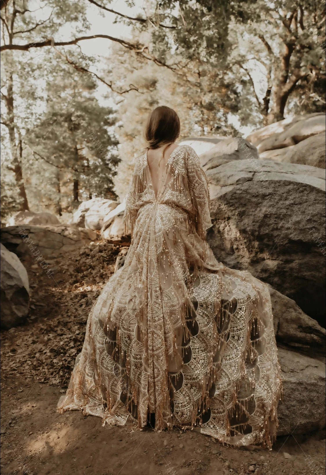 vintage style champagne wedding dress / Retro Victorian Bridal Dresses 2020 Ball Gown See-through High Neck Puffy Long Sleeve Backless Appliques Lace Elegant Champagne A-Line Dresses Vintage