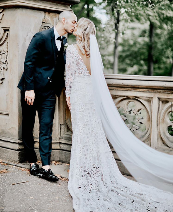 Lace Long Sleeve Wedding Dress 2021