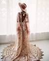 Chic Tassel Pink Lace Bohemia Wedding Dress