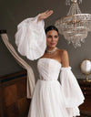 Chiffon Lantern Puff Sleeves detachable Wedding Sleeves DG088