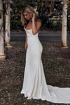 Classic Glamorous Silk Satin Wedding Dresses Chic ZW564