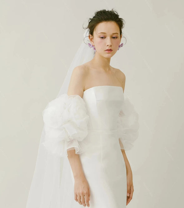 Clouds Puffy Sleeves Romantic Detachable Wedding Sleeve  DG022