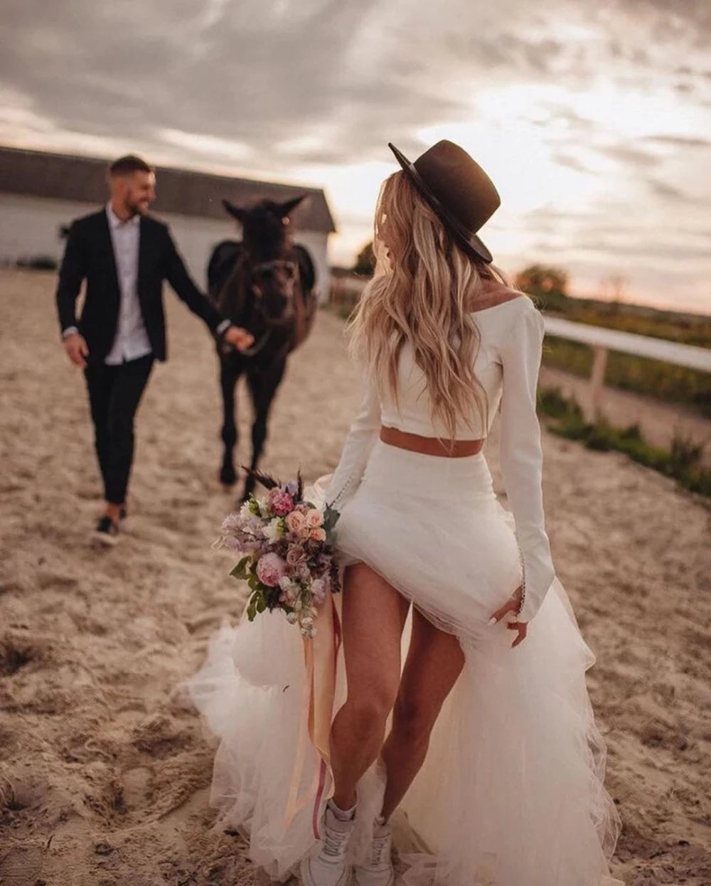 Beach Simple 2nd Wedding Dresses Country Wedding Dresses Two Pieces Mermaid Beach Bride Dresses Beach Simple 2nd Wedding Dresses Country Wedding Dresses Two Pieces Mermaid Beach Bride Dresses