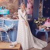 Dot Tulle Charming Wedding Dresses  DW592