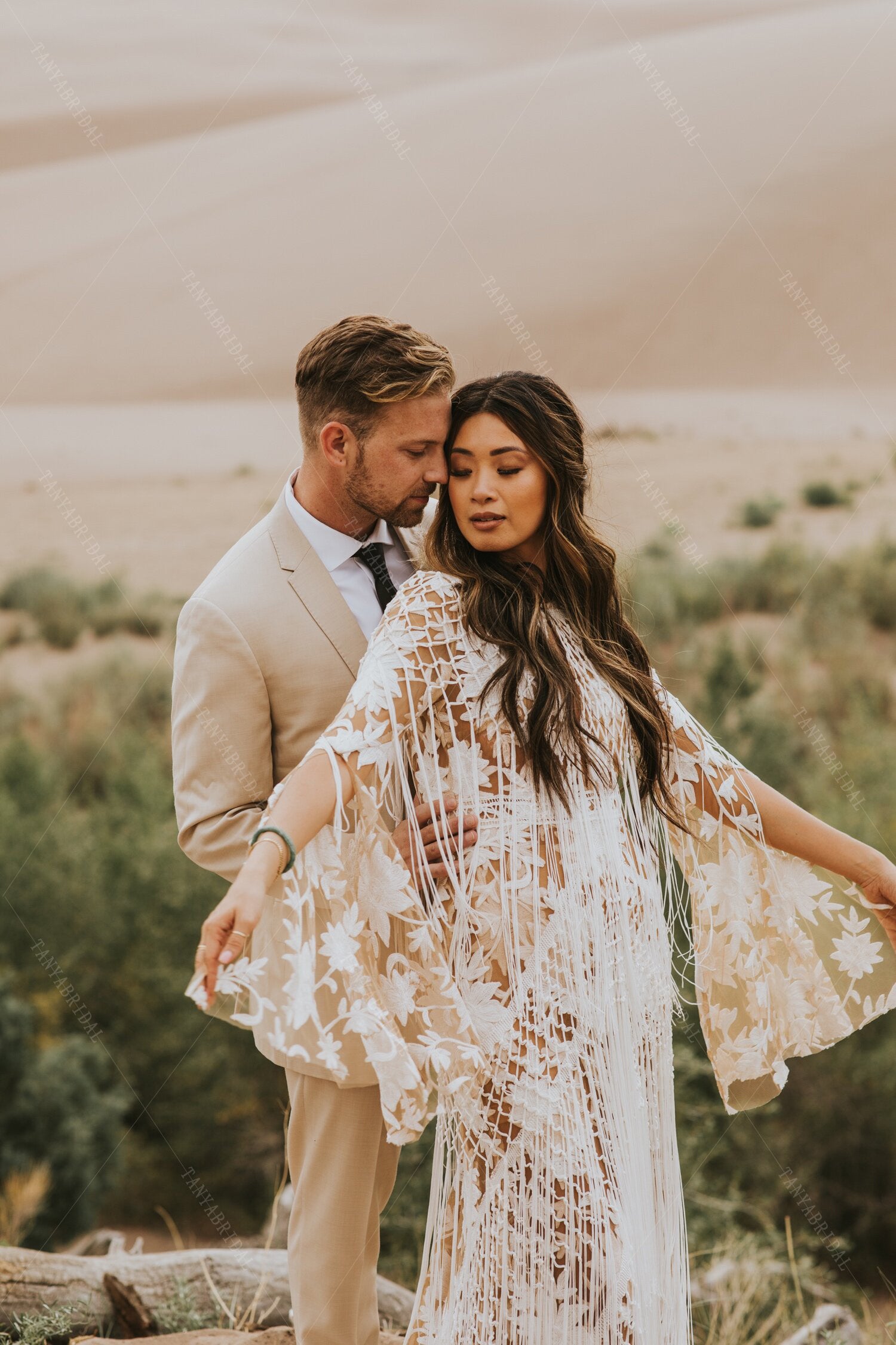 Dreamy Boho Wedding Dresses Fringers Tassel Romantic Bridal Gowns Enga TANYA BRIDAL Dreamy Boho Wedding Dresses Fringers Tassel Romantic Bridal Gowns Enga TANYA BRIDAL