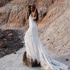 Wedding Dresses Tassel Fringers Mermaid Boho Bridal Gowns DW520