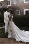 Free-Spirited Lace Wedding Dresses Vestido De Noivas Chic DW601