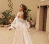 Removeable Sleeves Wedding Accessories With Lace Appliques Boho Chic DG068