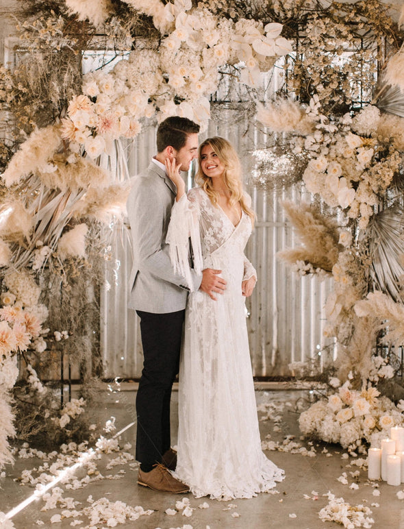 Fringer Tassel Wedding Dresses A Line Engagement Gowns Fashion Noivas DW516 - Fringer Tassel Wedding Dresses A Line Engagement Gowns Fashion Noivas DW516 -