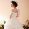 Gorgeous Appliques Lace Chapel Train A-Line Wedding Dress 2020 WD0070