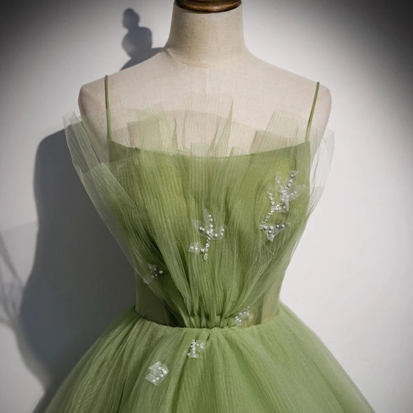 Sage Green Evening Dress