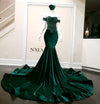 Mermaid Green Luxury Evening Dresses 2021