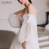 Lantern Dot Tulle Sleeves Removeable Wedding Sleeve DG072