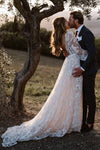 Boho Beach A Line Bridal Gowns Wedding Dresses