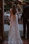 wedding dresses Boho beach A Line bridal gowns