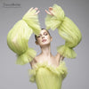 Lime Yellow Plisse Tulle Removeable Sleeves Chic DG046