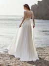 Long Sleeve Boho Wedding Dresses Charming Vestido De Noivas ZW484