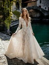 Long Sleeve Lace Wedding Dresses Boho Vestido De Noivas DW616