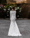 Long Sleeve Lace Wedding Dresses Mermaid Vestido De Noivas Chic DW624