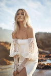 Romantic Bridal Puffy Sleeves Chic Boho DG020