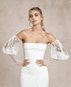 Romantic Bridal Puffy Sleeves Chic Boho DG020