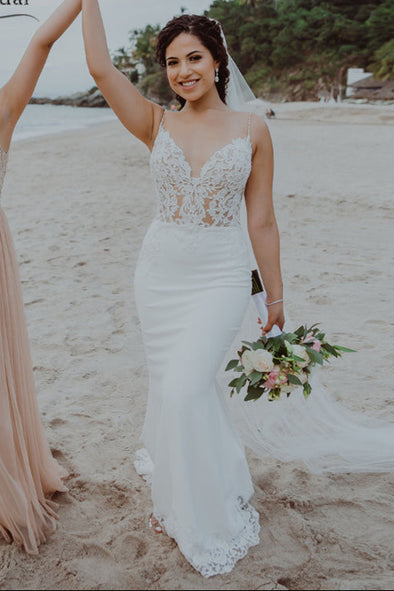 Mermaid See Through Wedding Dresses Lovely Cut Train Bridal Fashion Dresses Elegant Noivas Chic Real DW219