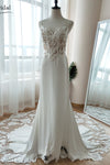 Mermaid See Through Wedding Dresses Lovely Cut Train Bridal Fashion Dresses Elegant Noivas Chic Real DW219