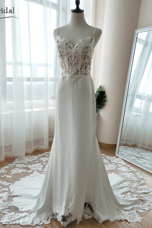 Mermaid See Through Wedding Dresses Elegant Noivas Chic Real DW219 TANYA BRIDAL Mermaid See Through Wedding Dresses Elegant Noivas Chic Real DW219 TANYA BRIDAL