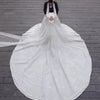 Muslim Mermaid Wedding Dresses With Detachable Train TBW78