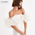 New Coming Crepe Removable Organza Wedding Sleeves  DG091