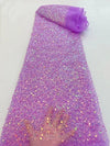 Luxury Beads Sequins Wedding Dress /Evening Dress Material