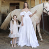 A Line Taffeta Simple Wedding Dress ZC21991737