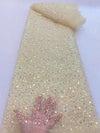 Luxury Beads Sequins Wedding Dress /Evening Dress Material