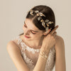 Headbands Hair Ornaments Leaves Rhinestone Flower Hairbands Girl Headpiece Wedding Hair Accessories