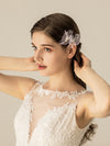 New Polka dot flower Cut yarn bride Hairpin 2pcs Handmade hairpin wedding Dinner Hair accessories