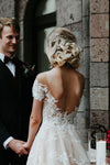 Off Shoulder Lace Wedding Dresses Vestido De Noivas Bohemian Chic DW178