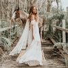 Off-The-Shoulder Boho Wedding Dresses Maxi A Line DW541