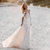 Off-The-Shoulder Lace Wedding Dresses  DW587