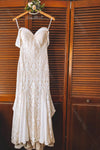 Off The Shoulder Mermaid Wedding Dresses Lace Noivas ZW470