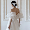 Organza Clouds Puff Sleeves Wedding Detachable Sleeves Chic Boho DG058