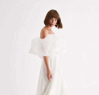 Removeable Sleeves Short Puff Wedding Sleeves DG092