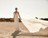 Pluning V-Neck Wedding Dresses Mermaid Backless Bohemian Noivas ZW823