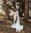 Pluning V-Neck Wedding Dresses Mermaid Boho Engagement Noivas DW518