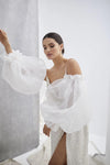 Puff Organza Big Sleeves Detachable Wedding Sleeves Set DG080