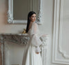 Puff Sleeve Tulle See Through Charming Elegant Long Detachable Wedding Sleeve DG034